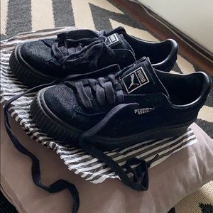 PUMA BASKET PLATFORM ALL BLACK